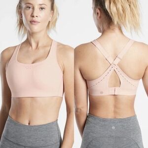 ATHLETA Size 40DD Phenomena Sports High Impact Workout Bra Pink